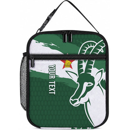 Zimbabwe Rugby Personalized Grunge Lunch Bag GO Sables