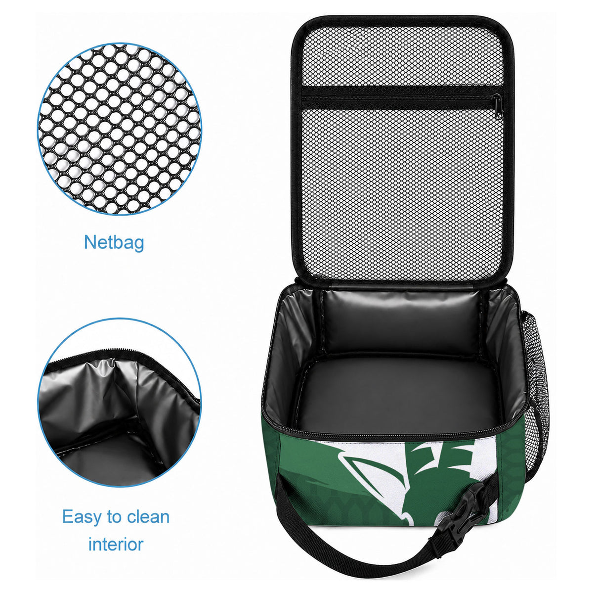 Zimbabwe Rugby Personalized Grunge Lunch Bag GO Sables