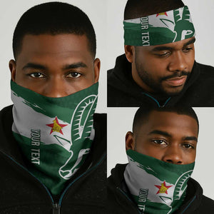 Zimbabwe Rugby Personalized Grunge Neck Gaiter Go Sables LT7