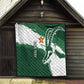 Zimbabwe Rugby Personalized Grunge Quilt Go Sables - African Pride