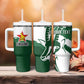 Zimbabwe Rugby Personalized Grunge Tumbler With Handle Go Sables - African Pride