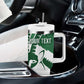 Zimbabwe Rugby Personalized Grunge Tumbler With Handle Go Sables - African Pride