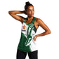 Zimbabwe Rugby Personalized Grunge Women Racerback Tank Go Sables - African Pride