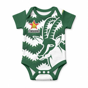 Zimbabwe Rugby The Sables Personalized Baby Onesie Retro Jersey Inspired