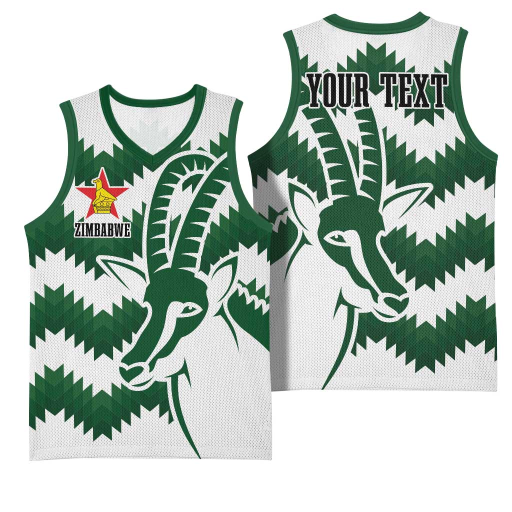 Zimbabwe Rugby The Sables Personalized Basketball Jersey Retro Jersey Inspired LT7