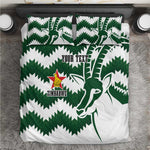 Zimbabwe Rugby The Sables Personalized Bedding Set Retro Jersey Inspired - African Pride