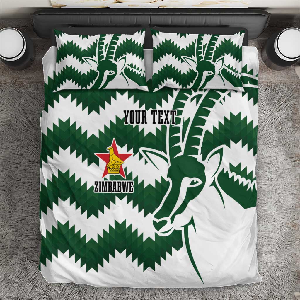 Zimbabwe Rugby The Sables Personalized Bedding Set Retro Jersey Inspired - African Pride