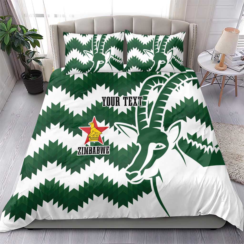 Zimbabwe Rugby The Sables Personalized Bedding Set Retro Jersey Inspired - African Pride
