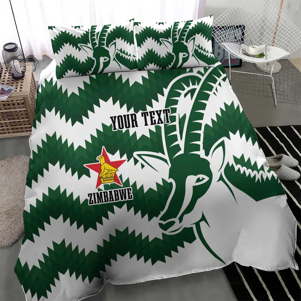 Zimbabwe Rugby The Sables Personalized Bedding Set Retro Jersey Inspired - African Pride