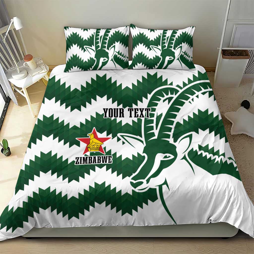 Zimbabwe Rugby The Sables Personalized Bedding Set Retro Jersey Inspired - African Pride