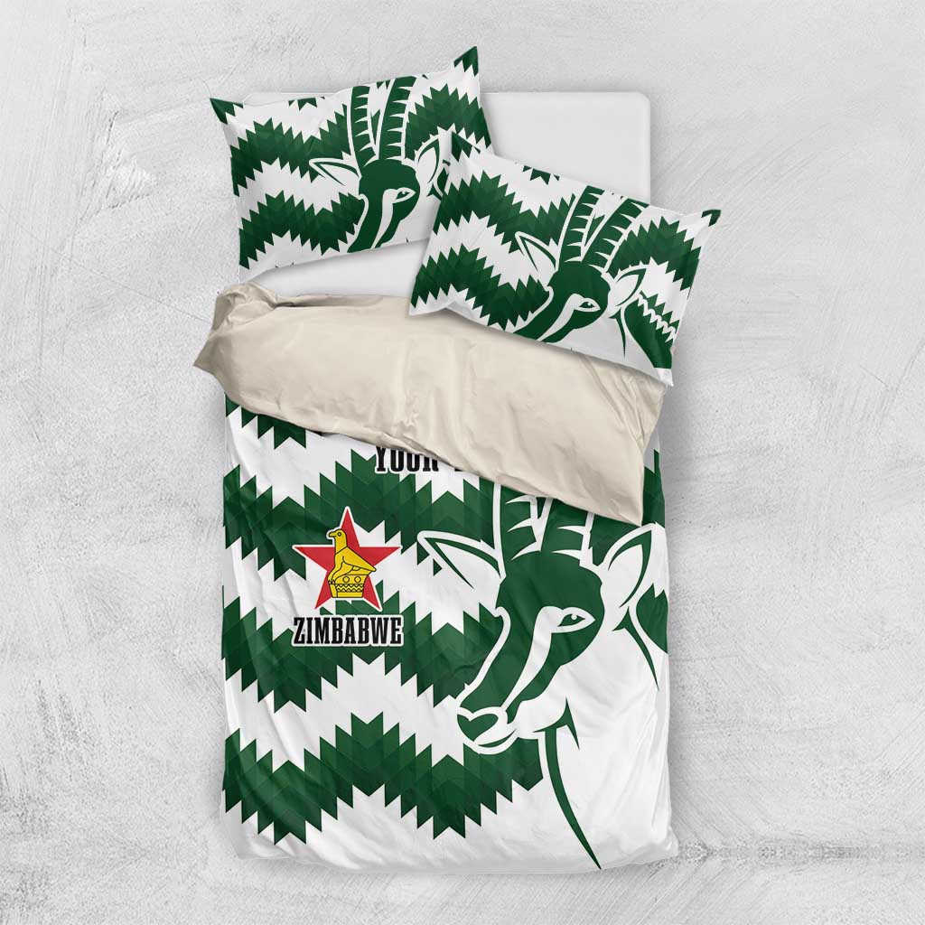 Zimbabwe Rugby The Sables Personalized Bedding Set Retro Jersey Inspired - African Pride