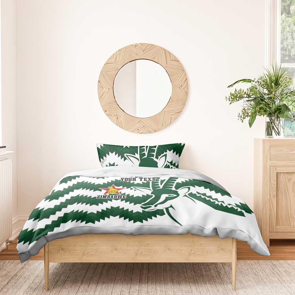 Zimbabwe Rugby The Sables Personalized Bedding Set Retro Jersey Inspired - African Pride