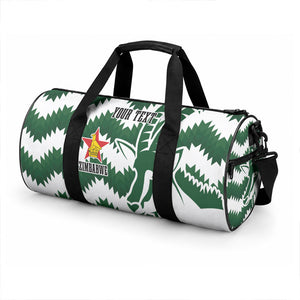 Zimbabwe Rugby The Sables Personalized Duffle Bag Retro Jersey Inspired
