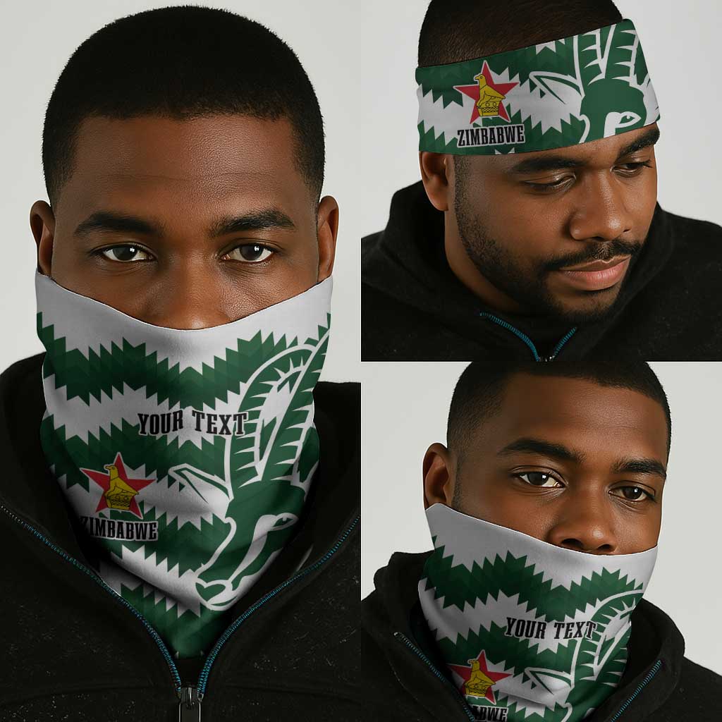 Zimbabwe Rugby The Sables Personalized Neck Gaiter Retro Jersey Inspired LT7