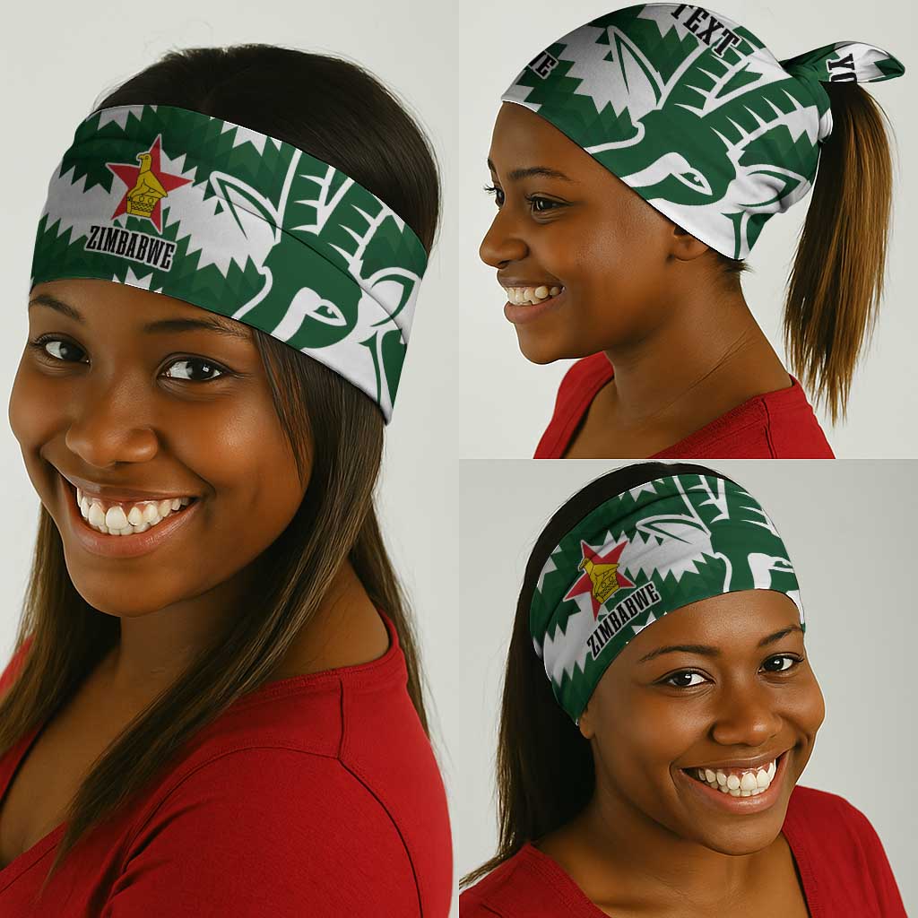 Zimbabwe Rugby The Sables Personalized Neck Gaiter Retro Jersey Inspired LT7
