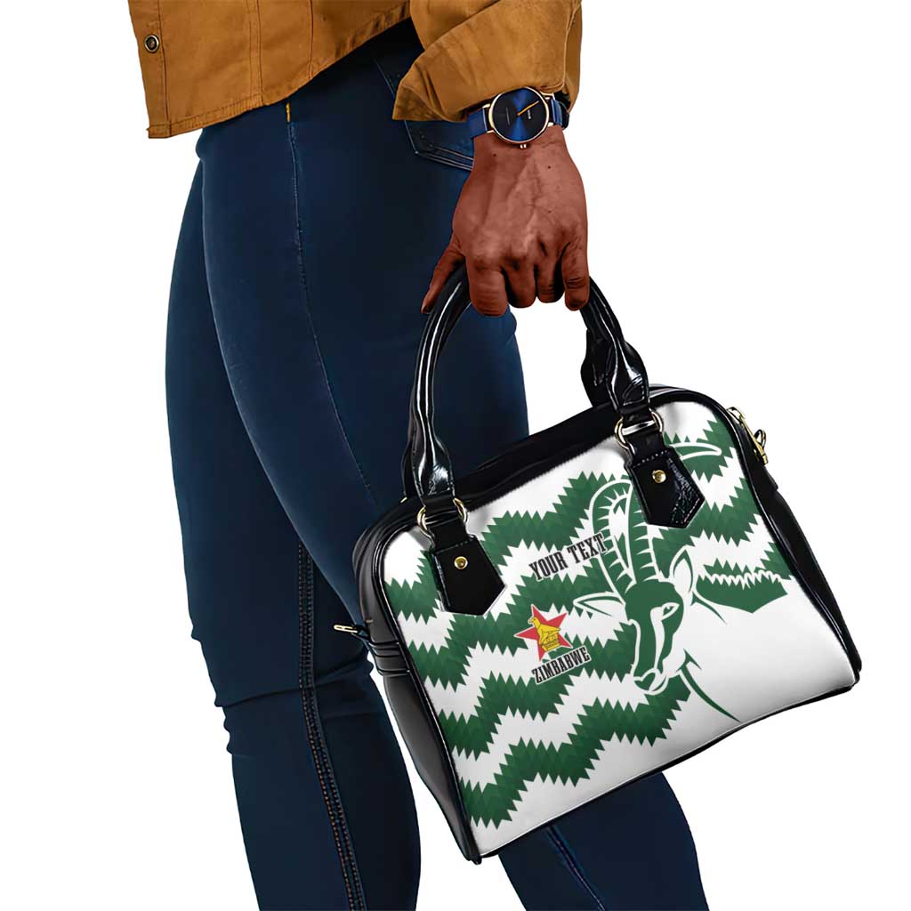 Zimbabwe Rugby The Sables Personalized Shoulder Handbag Retro Jersey Inspired - African Pride
