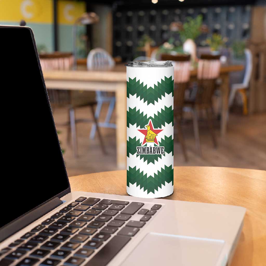 Zimbabwe Rugby The Sables Personalized Skinny Tumbler Retro Jersey Inspired - African Pride
