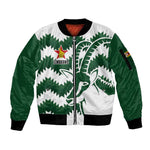 Zimbabwe Rugby The Sables Personalized Sleeve Zip Bomber Jacket Retro Jersey Inspired - African Pride