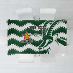 Zimbabwe Rugby The Sables Personalized Tablecloth Retro Jersey Inspired - African Pride