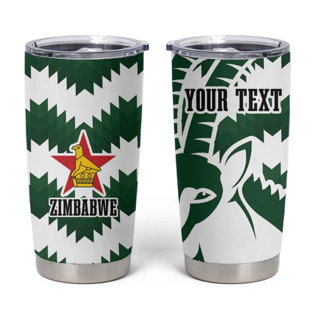 Zimbabwe Rugby The Sables Personalized Tumbler Cup Retro Jersey Inspired - African Pride