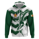 Zimbabwe Rugby The Sables Personalized Zip Hoodie Retro Jersey Inspired - African Pride
