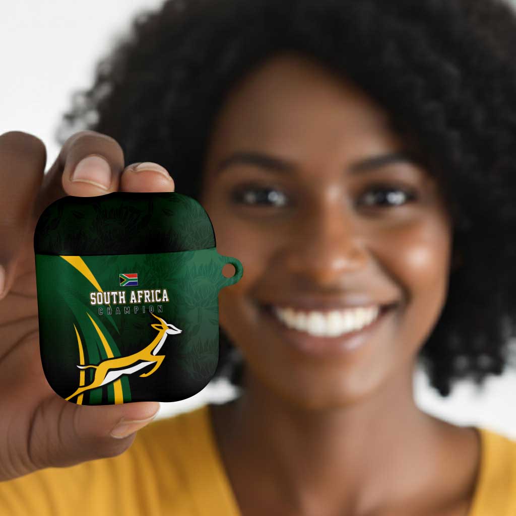 South Africa WC2026 AirPods Case Springboks Champion