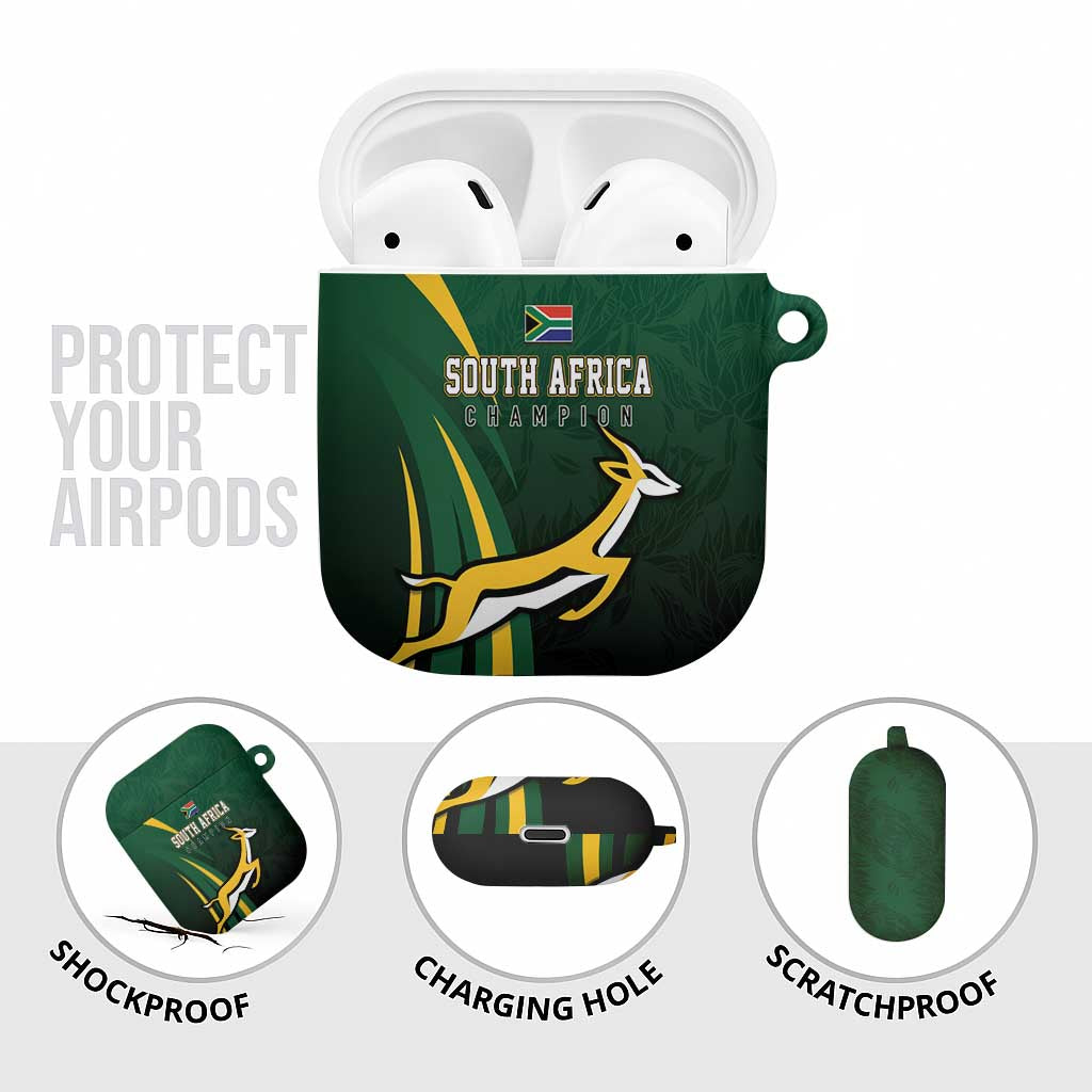 South Africa WC2026 AirPods Case Springboks Champion