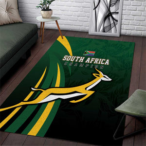 South Africa WC2026 Area Rug Springboks Champion