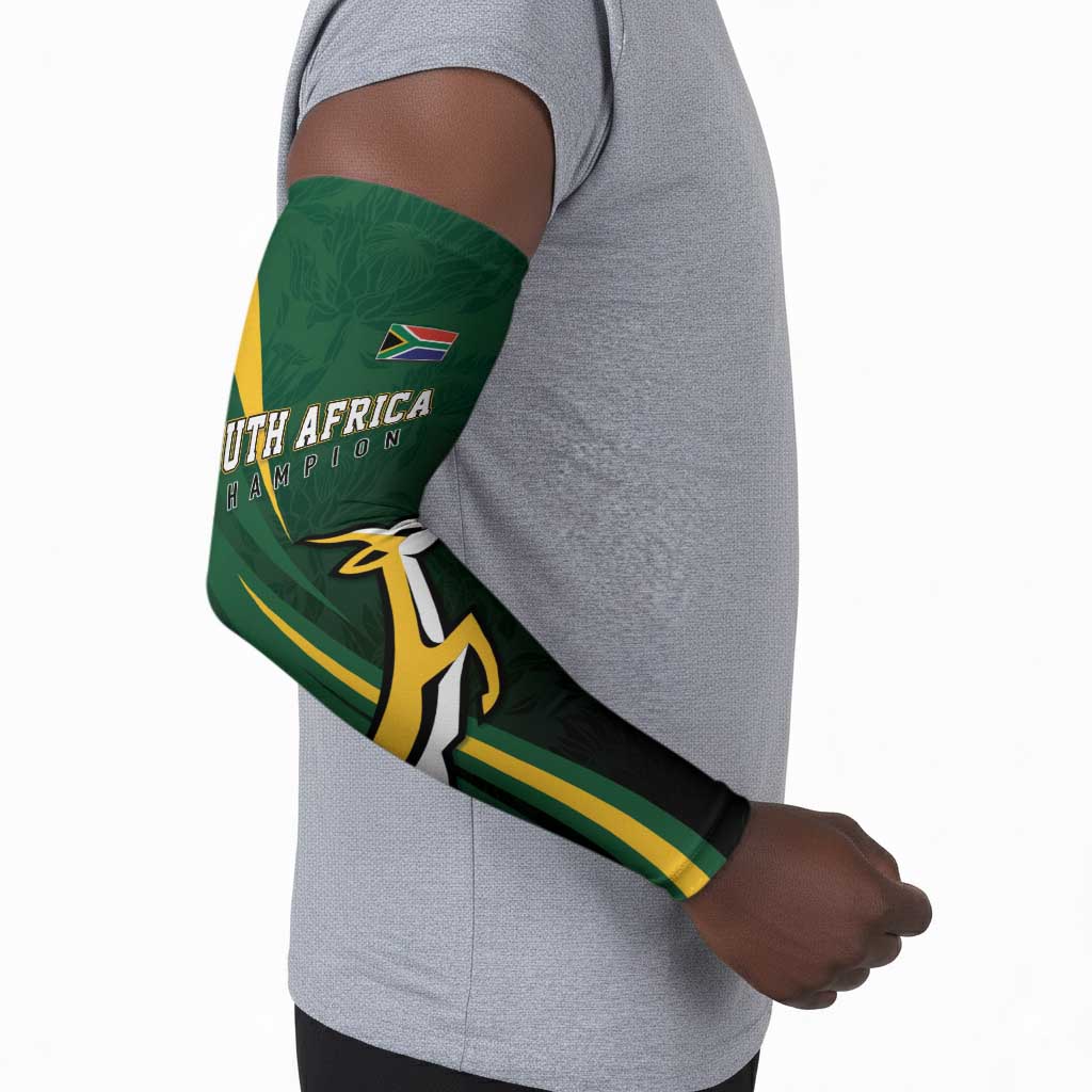 South Africa WC2026 Personalized Arm Sleeves Springboks Champion