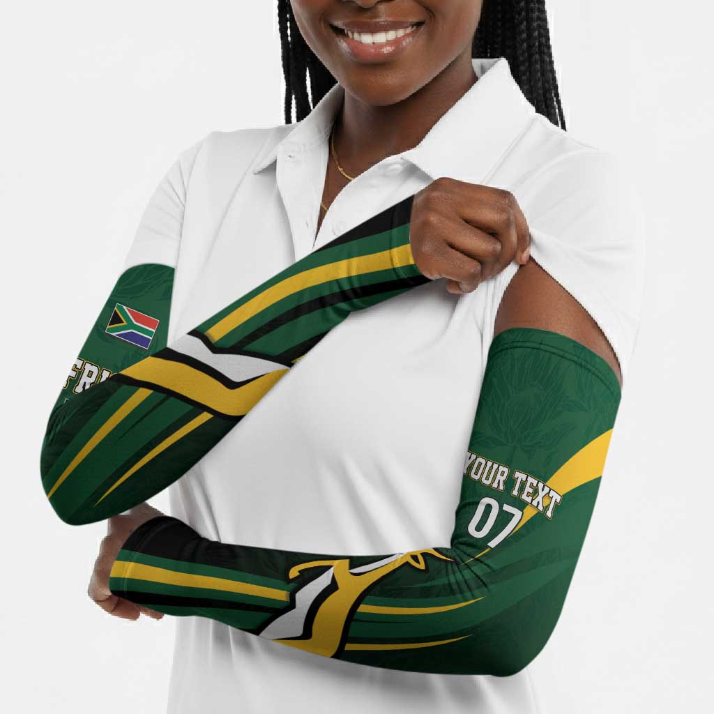 South Africa WC2026 Personalized Arm Sleeves Springboks Champion