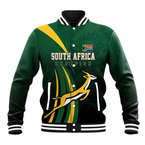 South Africa WC2026 Personalized Baseball Jacket Springboks Champion