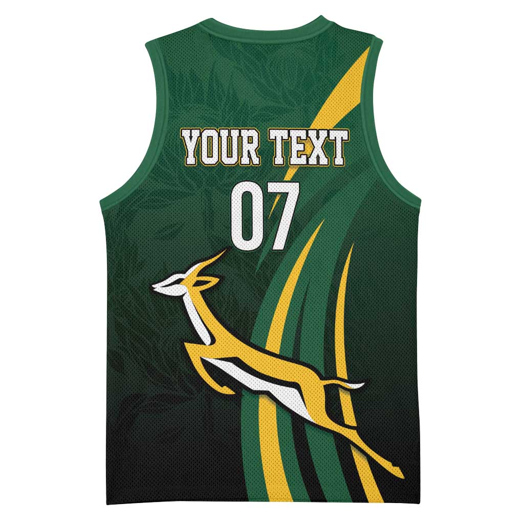 South Africa WC2026 Personalized Basketball Jersey Springboks Champion