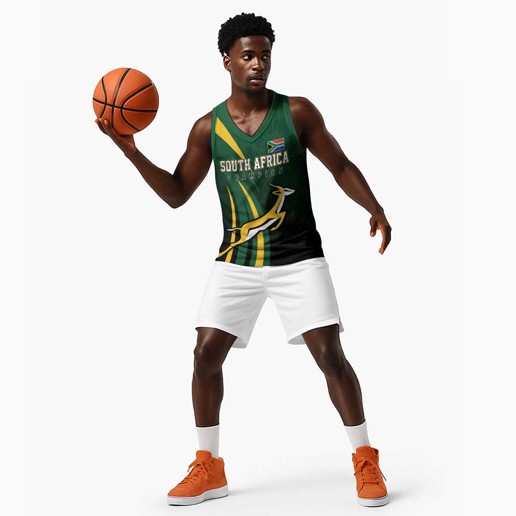 South Africa WC2026 Personalized Basketball Jersey Springboks Champion
