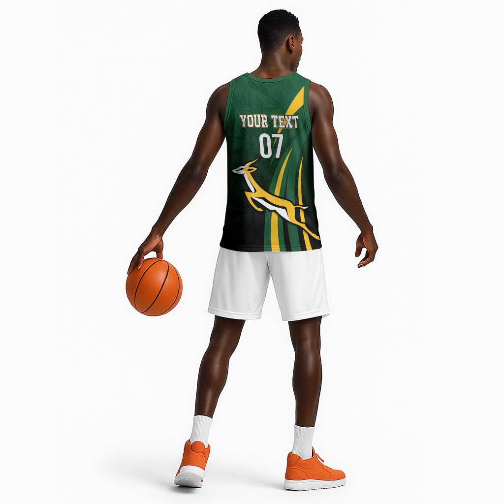 South Africa WC2026 Personalized Basketball Jersey Springboks Champion