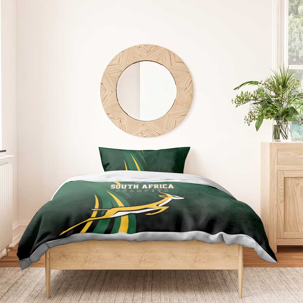 South Africa WC2026 Bedding Set Springboks Champion