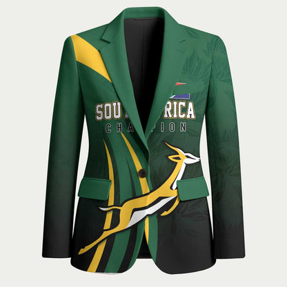 South Africa WC2026 Personalized Blazer Springboks Champion