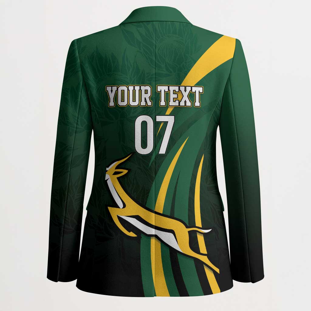 South Africa WC2026 Personalized Blazer Springboks Champion