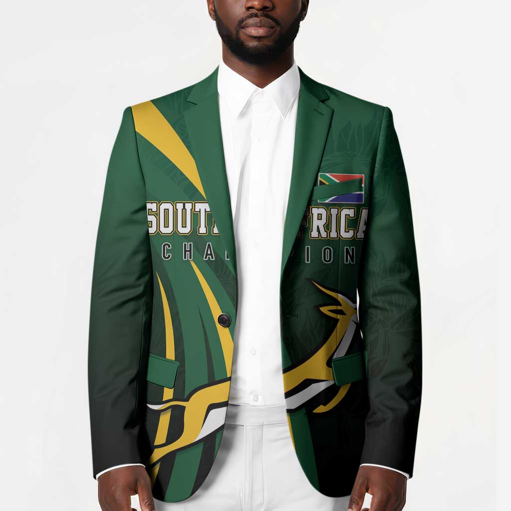 South Africa WC2026 Personalized Blazer Springboks Champion