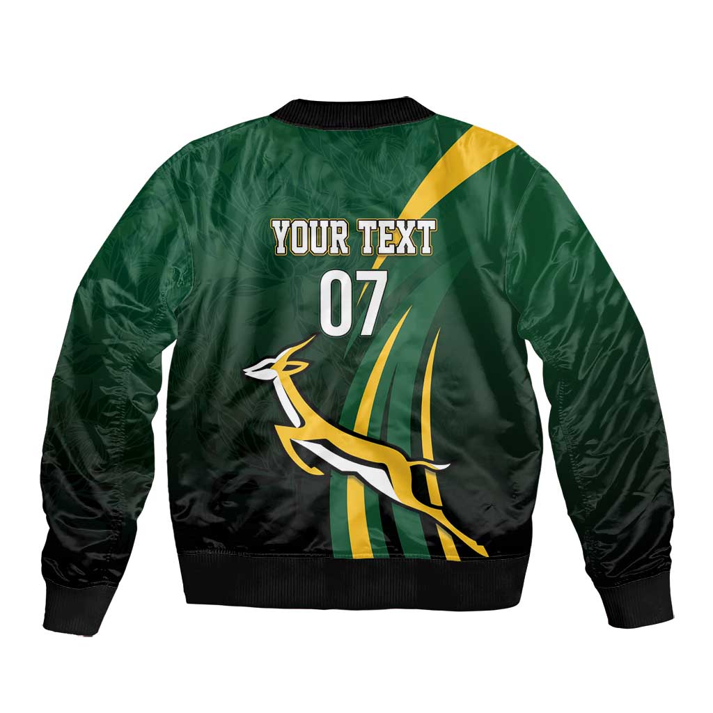 South Africa WC2026 Personalized Bomber Jacket Springboks Champion