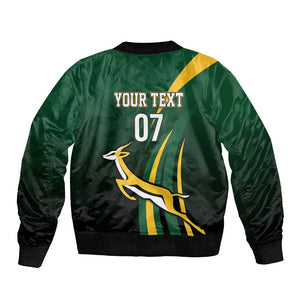 South Africa WC2026 Personalized Bomber Jacket Springboks Champion
