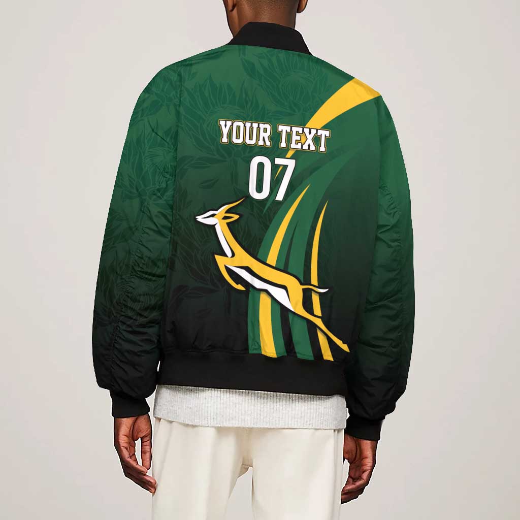 South Africa WC2026 Personalized Bomber Jacket Springboks Champion