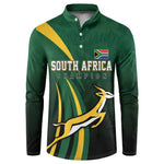 South Africa WC2026 Personalized Button Sweatshirt Springboks Champion
