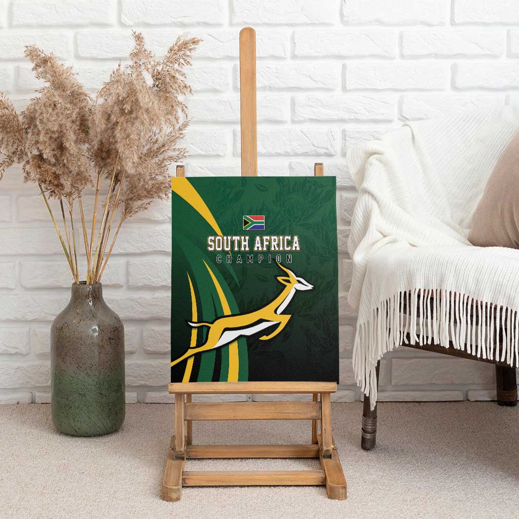 South Africa WC2026 Canvas Wall Art Springboks Champion