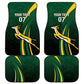 South Africa WC2026 Personalized Car Mats Springboks Champion
