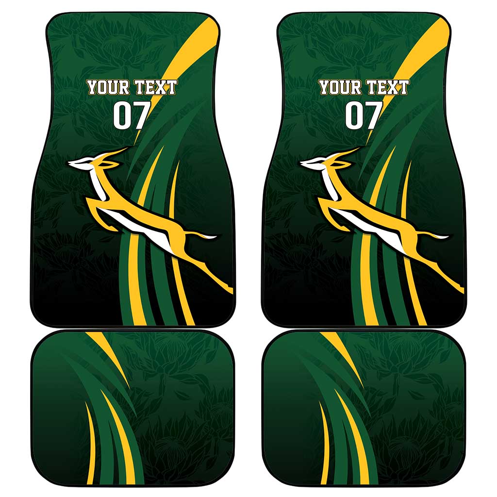 South Africa WC2026 Personalized Car Mats Springboks Champion