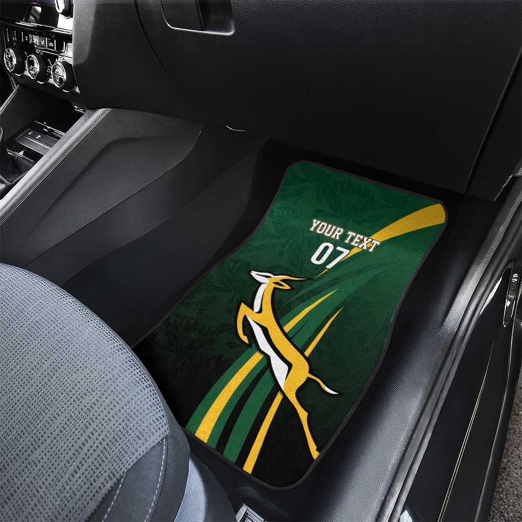 South Africa WC2026 Personalized Car Mats Springboks Champion