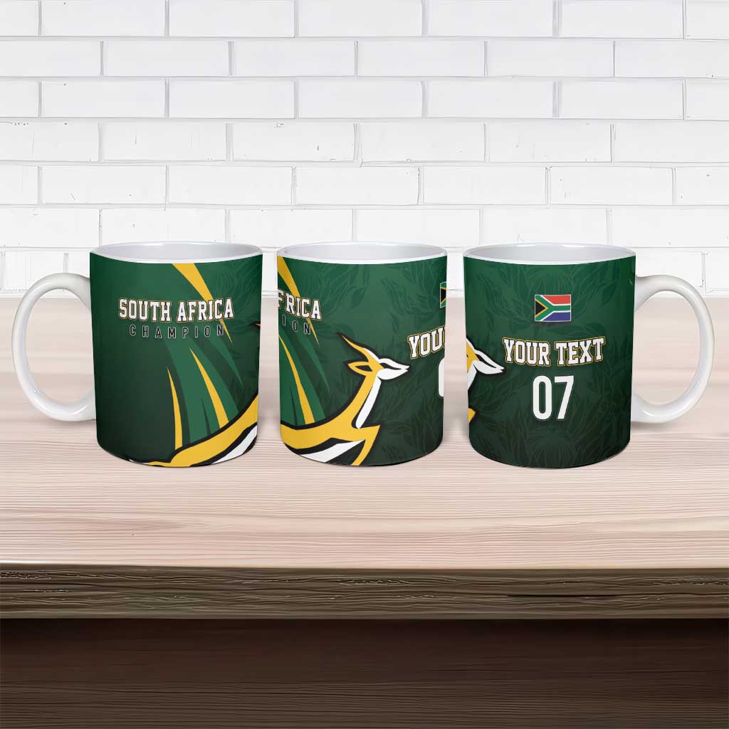 South Africa WC2026 Personalized Ceramic Mug Springboks Champion