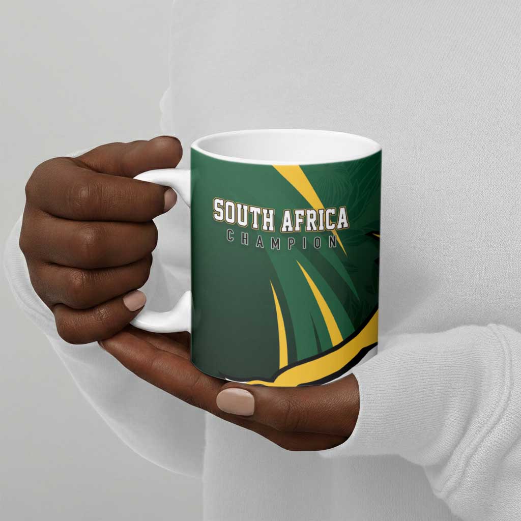 South Africa WC2026 Personalized Ceramic Mug Springboks Champion