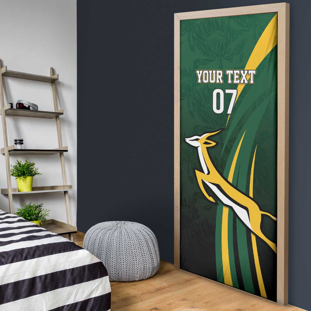 South Africa WC2026 Personalized Door Cover Springboks Champion