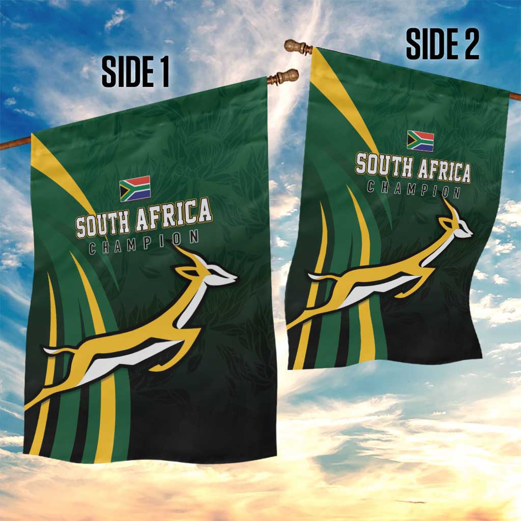 South Africa WC2026 Garden Flag Springboks Champion
